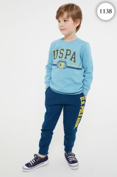 1138 Комплект для мальчика U.S POLO ASSN. v2 ГОЛУБОЙ фото 76550