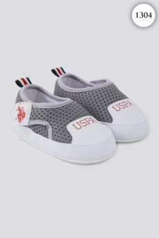 1304 Пинетки детские U.S POLO ASSN. СЕРЫЙ фото 76946