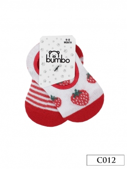 Следки C-012 BUMBO БЕЛЫЙ Клубника фото 83250