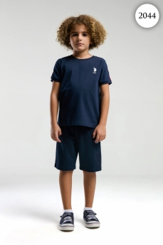 2044 Комплект для мальчика U.S POLO ASSN. v3 ТЕМНО-СИНИЙ фото 84524