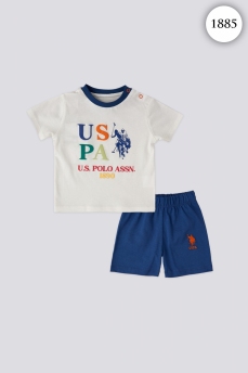 1885 Костюм детский U.S POLO ASSN. КРЕМОВЫЙ фото 77475