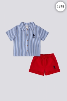 1878 Костюм детский U.S POLO ASSN. КРАСНЫЙ фото 77472