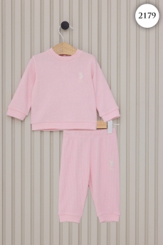 2179 Костюм детский U.S POLO ASSN. СВЕТЛО-РОЗОВЫЙ фото 77720