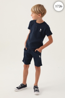 1726 Пижама для мальчика U.S POLO ASSN. v1 ТЕМНО-СИНИЙ фото 77333