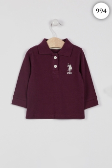 994 Лонгслив детский U.S POLO ASSN. БОРДОВЫЙ фото 79342
