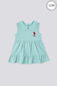 1250 Платье детское U.S POLO ASSN. ГОЛУБОЙ фото 76902
