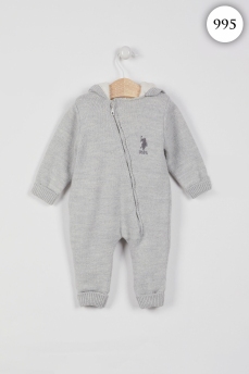 995 Комбинезон детский U.S POLO ASSN. СЕРЫЙ МЕЛАНЖ фото 79365