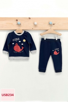 234 Костюм детский U.S POLO ASSN. ТЕМНО-СИНИЙ фото 77810