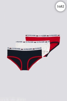 1682 Трусики для девочки U.S POLO ASSN. v1 СИНИЙ фото 84426