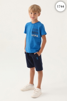 1744 Комплект для мальчика U.S POLO ASSN. v1 СИНИЙ фото 77347