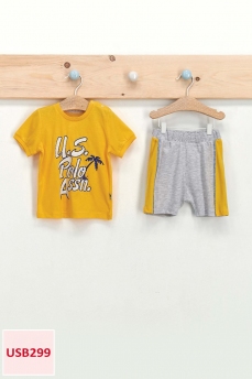 299 Костюм детский U.S POLO ASSN. ЖЕЛТЫЙ фото 77953