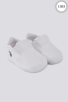 1303 Пинетки детские U.S POLO ASSN. БЕЛЫЙ фото 76940