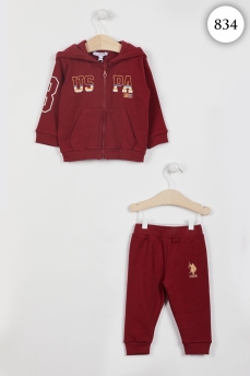 834 Костюм детский U.S POLO ASSN. БОРДОВЫЙ фото 78721