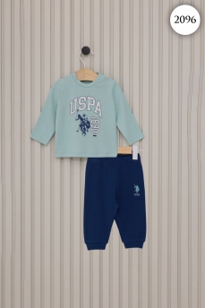 2096 Костюм детский U.S POLO ASSN. ЗЕЛЕНЫЙ фото 77664
