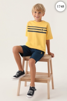 1748 Комплект для мальчика U.S POLO ASSN. v2 ЖЕЛТЫЙ фото 77353