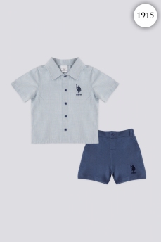 1915 Костюм детский U.S POLO ASSN. ГОЛУБОЙ фото 77500
