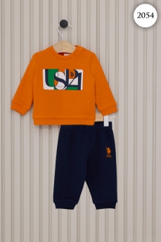 2054 Костюм детский U.S POLO ASSN. ОРАНЖЕВЫЙ фото 77621