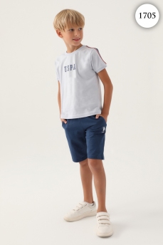 1705 Комплект для мальчика U.S POLO ASSN. v2 ГОЛУБОЙ фото 77314