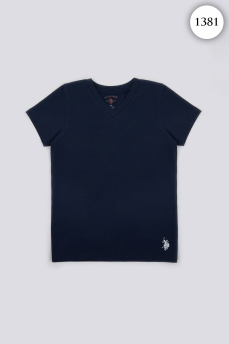 1381 Футболка для мальчика U.S POLO ASSN. v2 СИНИЙ фото 77013