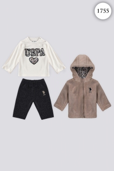 1755 Костюм детский U.S POLO ASSN. БЕЖЕВЫЙ фото 77361