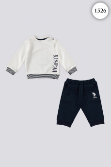 1526 Костюм детский U.S POLO ASSN. КРЕМОВЫЙ фото 77141