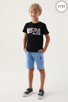 1757 Пижама для мальчика U.S POLO ASSN. v1 ЧЕРНЫЙ фото 77362