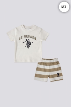 1831 Костюм детский U.S POLO ASSN. КРЕМОВЫЙ фото 77436