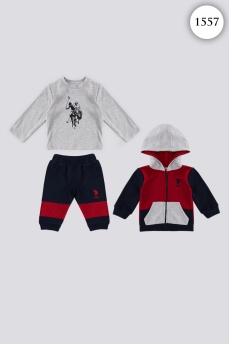 1557 Костюм детский U.S POLO ASSN. КРАСНЫЙ фото 77163