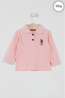 994 Лонгслив детский U.S POLO ASSN. ПЕРСИКОВЫЙ фото 79346