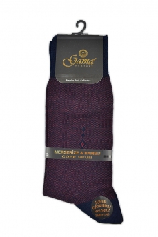 Носки 576 GAMA СИНИЙ-БОРДОВЫЙ фото 81593