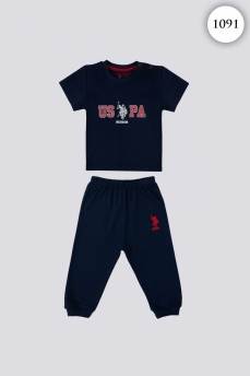 1091 Костюм детский U.S POLO ASSN. СИНИЙ фото 76359